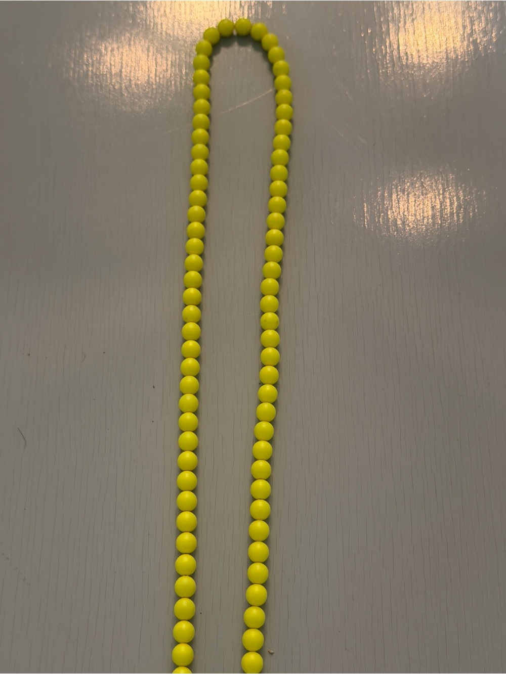 Chan Luu Bright Neon Yellow Beaded Necklace - Picture 2 of 4
